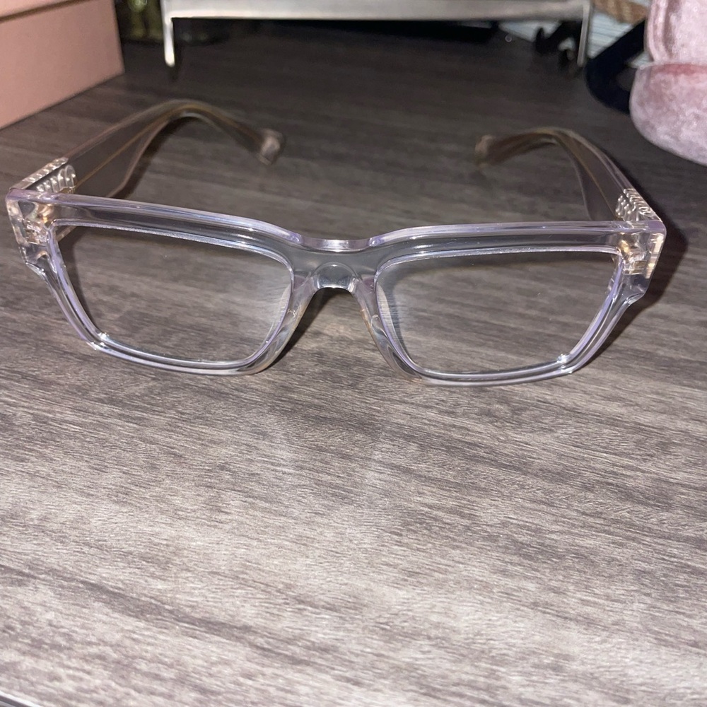 Miu Miu clear Rectangular Glasses